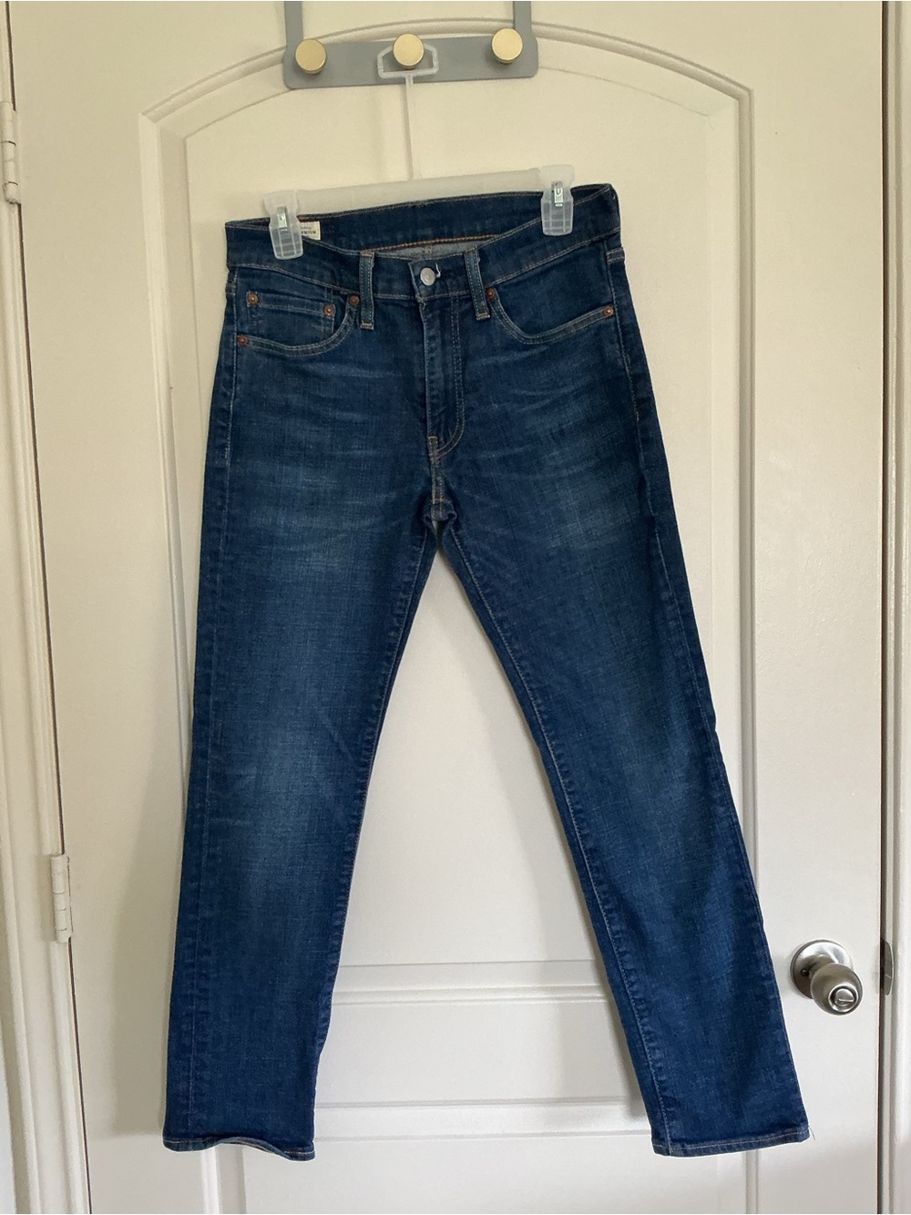 Levi's Mens Slim 511 Jeans in Dark Blue Wash